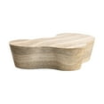 thumbnail image 1 of Slab Faux Travertine Coffee Table, 1 of 4