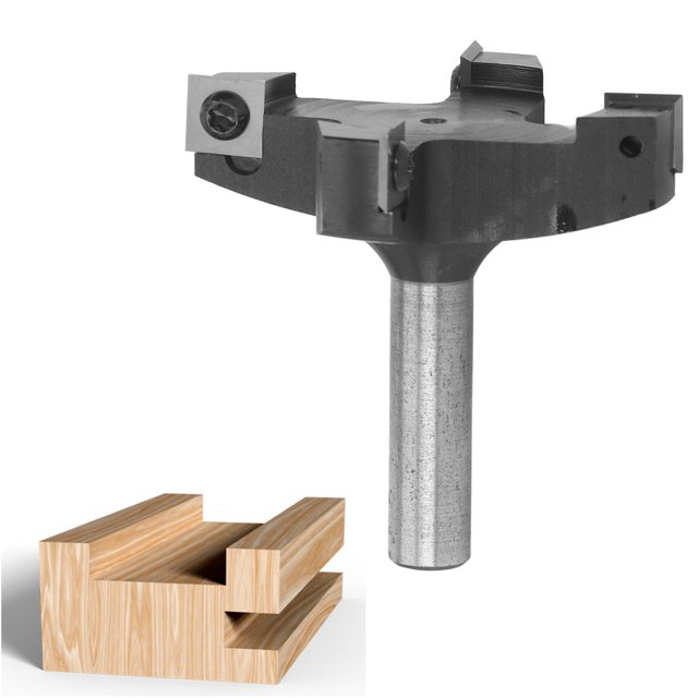 Slab Flattening Router Bit, 1/2 Shank Wood Planer Bit Rust Prevention 4