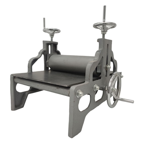 Slab Roller Manual Printmaking Machine Adjustable Thickness Engraving Press Panel 11.2" x 18.9"