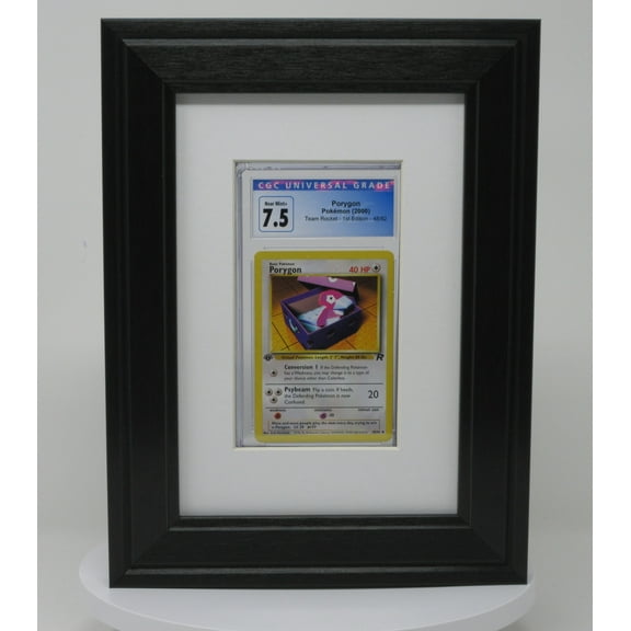 Slabbed Graded Trading Card (Not Included) Picture Display Wall Frame for CGC Cards Made in USA