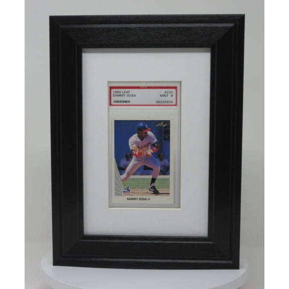 Slabbed Graded Trading Card (Not Included) Picture Display Wall Frame for PSA Cards Made in USA