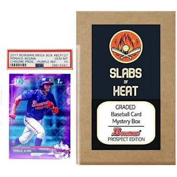 Slabs of Heat Graded Baseball Card Mystery Box Prospect Edition │ONE PSA/BGS Graded 10, 9.5