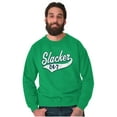 thumbnail image 1 of Slacker 247 Couch Potato Lazy Funny Sweatshirt for Men or Women Brisco Brands S, 1 of 6