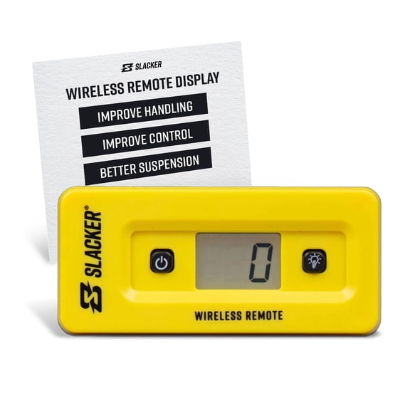 Slacker Wireless Remote Display. Compatible with Slacker V5, Yellow LCD Display