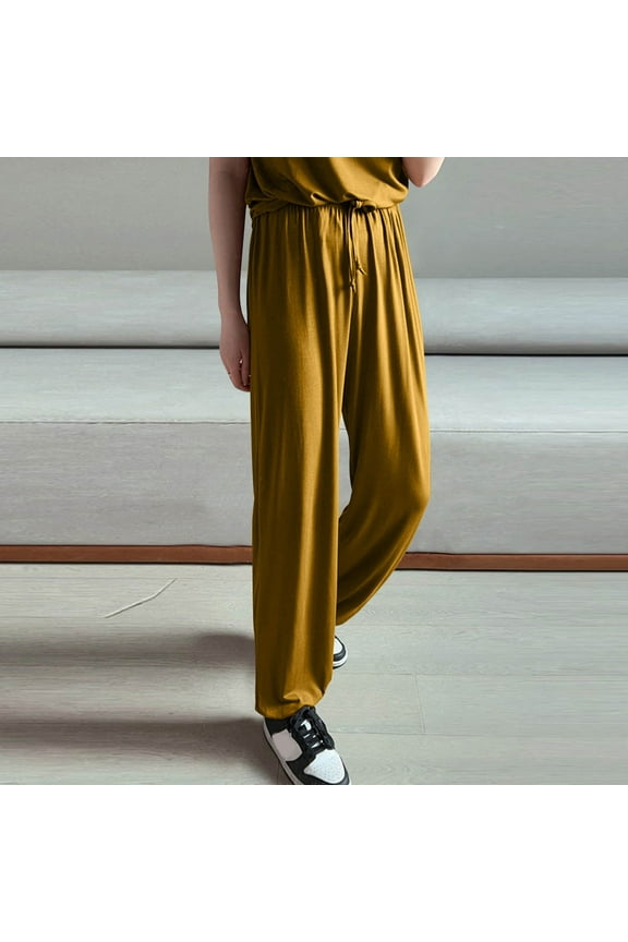 Slacks Women's Spring Drape Loose Skinny Leggings Summer Thin Women's Sports Harem Pants Pant Rompers for Women Casual Maternity Pants for Women Business Casual A Tracksuit for Women Women Trouser