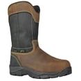 thumbnail image 1 of HOSS Men's Shoes Leather Mid-Calf Chunky Closed Toe Boots, Brown, 14, 1 of 7