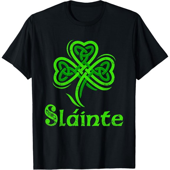 Slainte Irish Cheers Good Health St Patricks Day Slainte T-Shirt