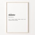 Seo Word Humbnail Slainte Irish Word Wall Art Print - Walmart.com
