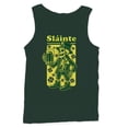 thumbnail image 1 of Slainte Skeleton Leprechaun St. Patricks Day Cheers Design Men's Tank Top, 1 of 3