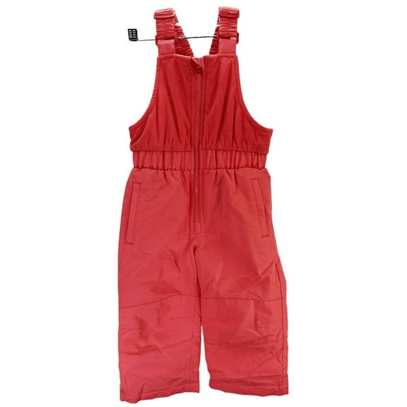 Slalom Toddler Snow Bib Overall Snow Pant- Sugar Coral, 2T