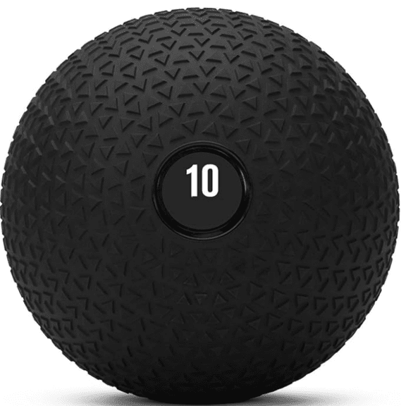 Slam Ball - Elite Level Hard-Wearing Outer Shell, Gripping Tire Tread Skin, Precision Weighted Sand Core | Throw, Toss Exercise Medicine Ball for Strength Core Workouts - Avail 10-40 lbs.