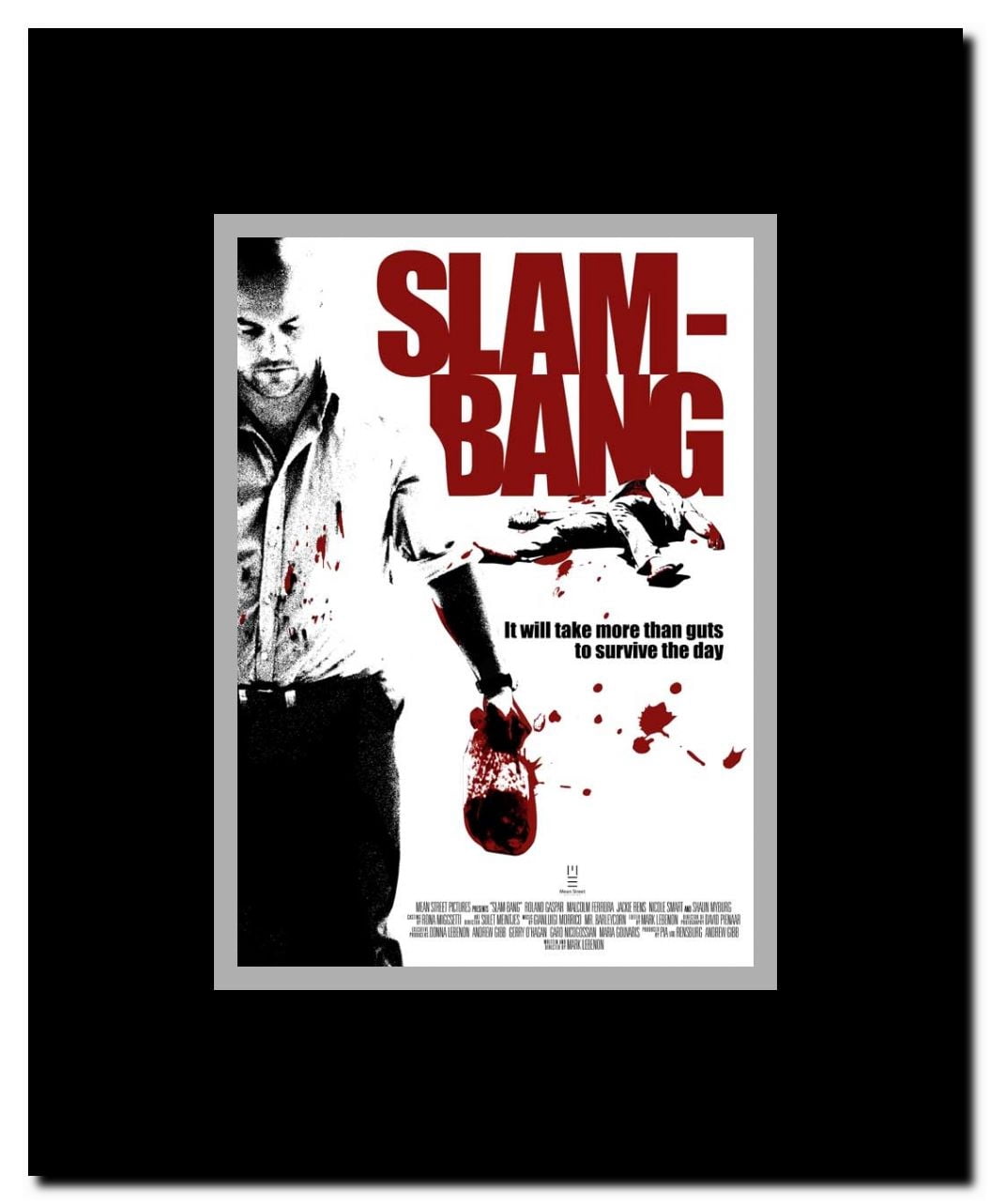 Slam-Bang Framed Movie Poster