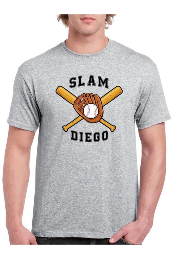 Slam Diego T-Shirt Men -Smartprints Designs, Male 3X-Large