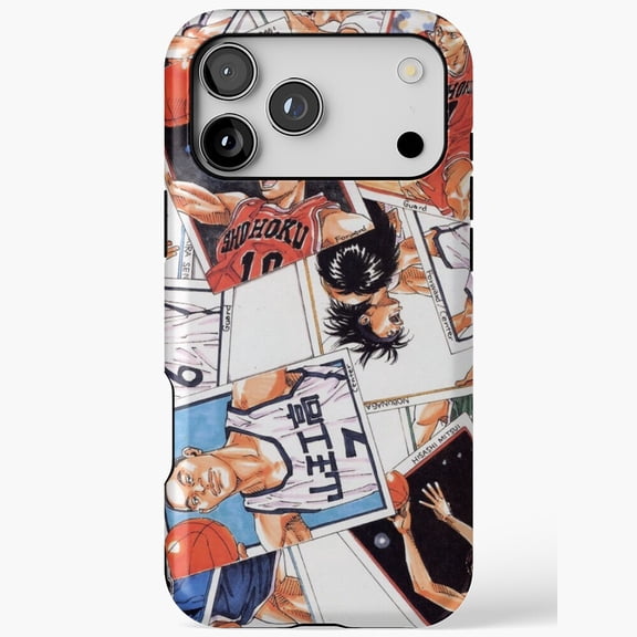 Slam Dunk Basketball Anime Art iPhone Case 17 11 12 13 14 15 16 Pro Max up to size 5XL