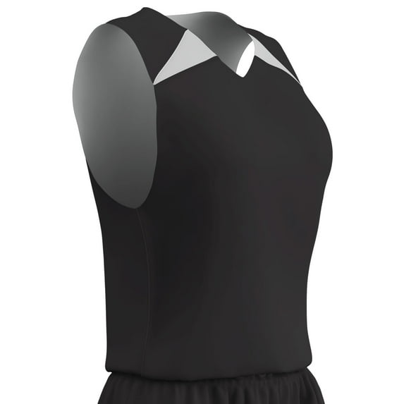 Slam Dunk Reversible Basketball Jersey, Women's 2X-Large, Black and White