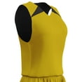 thumbnail image 1 of Slam Dunk Reversible Basketball Jersey, Women's Large, Gold and Black, 1 of 2