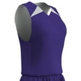 thumbnail image 1 of Slam Dunk Reversible Basketball Jersey, Women's Small, Purple and White, 1 of 2