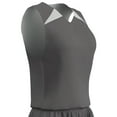 thumbnail image 1 of Slam Dunk Reversible Basketball Jersey, Women's X-Large, Charcoal and White, 1 of 2