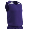 thumbnail image 1 of Slam Dunk Reversible Basketball Jersey, Youth Small, Purple and White, 1 of 2