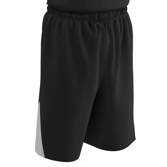 Slam Dunk Reversible Basketball Shorts, Adult 4X-Large, Black and White