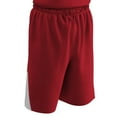 thumbnail image 1 of Slam Dunk Reversible Basketball Shorts, Adult 4X-Large, Scarlet and White, 1 of 2