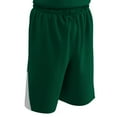 thumbnail image 1 of Slam Dunk Reversible Basketball Shorts, Youth Small, Forest Green and White, 1 of 2