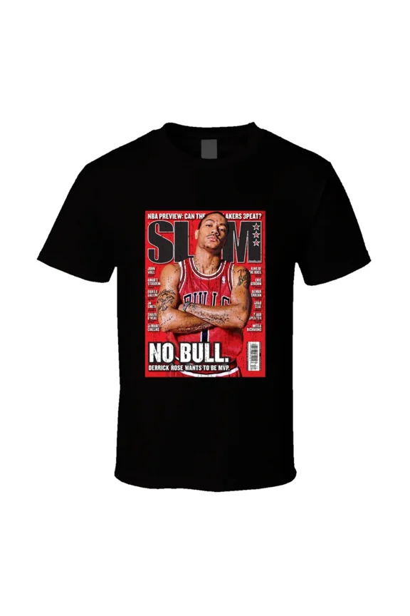 Slam Magazine Issue 143 Derrick Rose Basketball Legend Cover Unisex T-Shirt, up to size 5XL