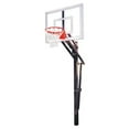 thumbnail image 1 of Slam Turbo Steel-Glass In Ground Adjustable Basketball System, Black, 1 of 1