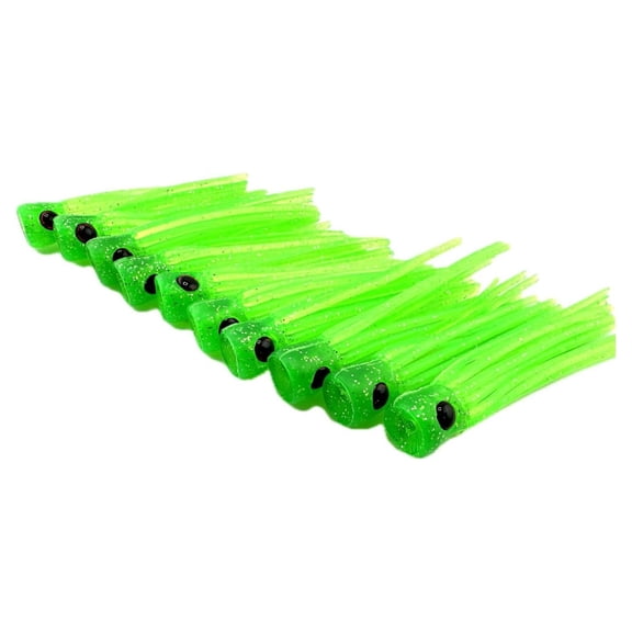Slammer Chuggers Lures 10 Pack 11cm Diameter for Sm & M Ballyhoo Tuna, Sailfish, Marlin,Mahi Lures