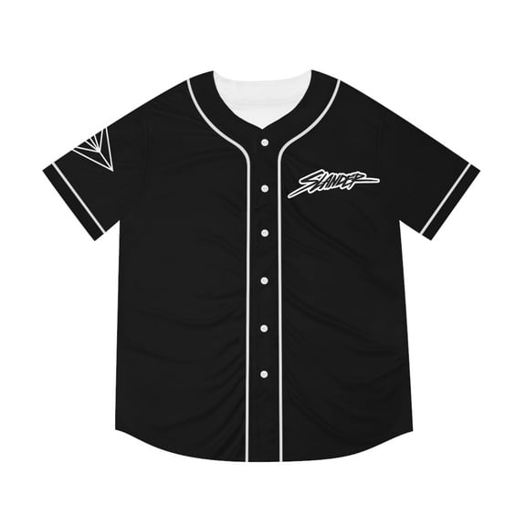 Slander EDM Rave Baseball Jersey Men/Women Casual Thin button Baseball uniform Oil Slick Custom Short Sleeves Jersey