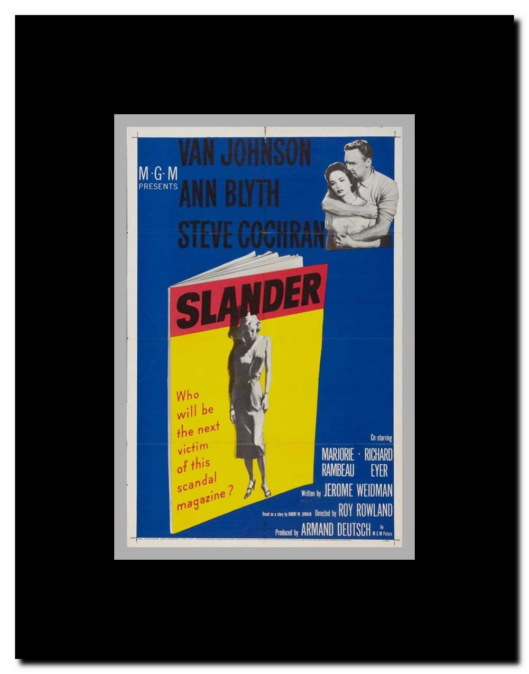 Slander Framed Movie Poster
