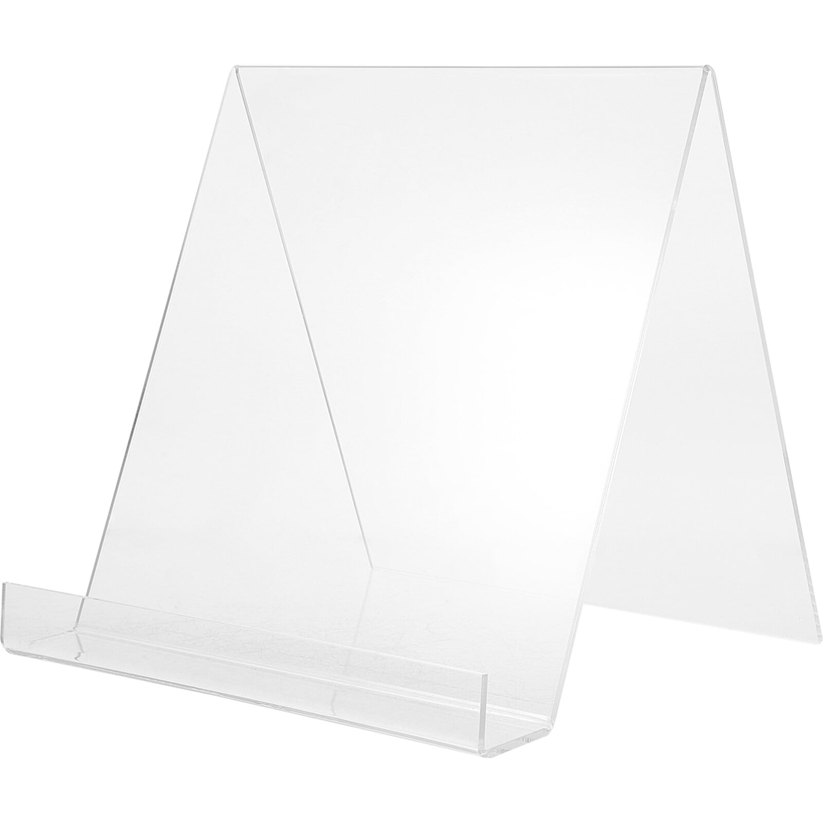 Slant Back Acrylic Book Stand Picture Book Clear Display Stand Tablet