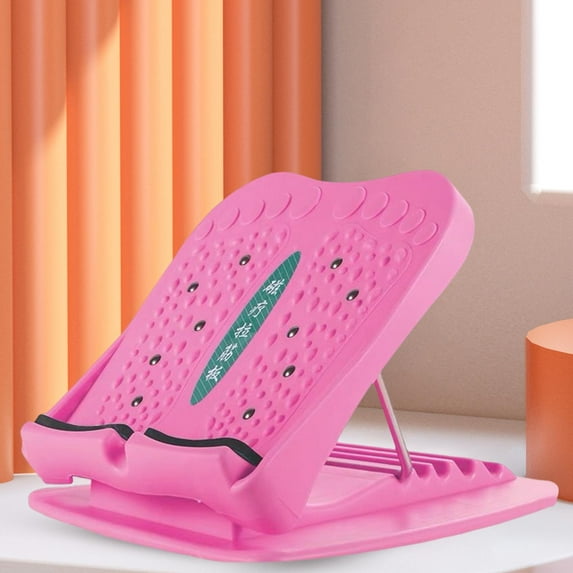Slant Board Office 5 Level Adjustable Squat Portable Home Fitness Workout Muscle ABS Incline Board Leg Stretcher Pink