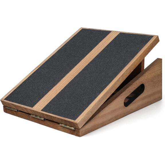 Slant Board for Stretching, Adjustable Wooden Stretcher Incline Board, Wedge Stretcher for Squats, Professional Stretch Board for Ankle Heel