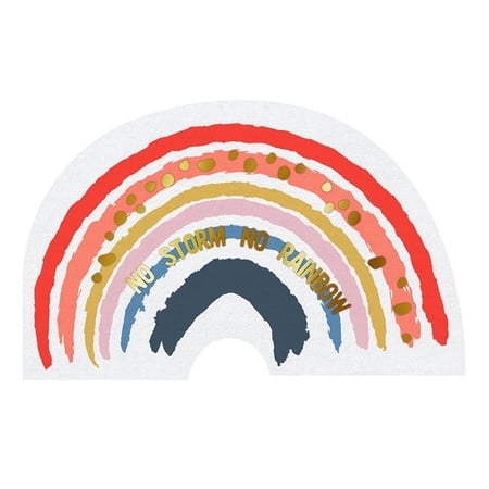 Slant Collections No Storm No Rainbow Die-Cut Party/Beverage/Cocktail Napkins