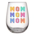 thumbnail image 1 of Slant Collections Stemless Wine Glass, 20-Ounce, Mom Mom Mom, 1 of 3
