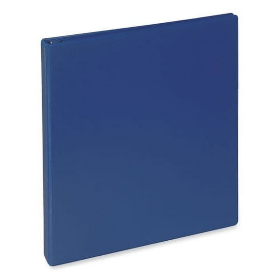 Slant D-Ring View Binder, 3 Rings, 1.5" Capacity, 11 x 8.5, Navy Blue | Bundle of 5 Each