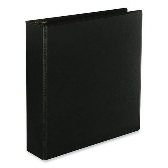 Slant D-Ring View Binder, 3 Rings, 2" Capacity, 11 x 8.5, Black, 6/Carton | Bundle of 5 Cartons