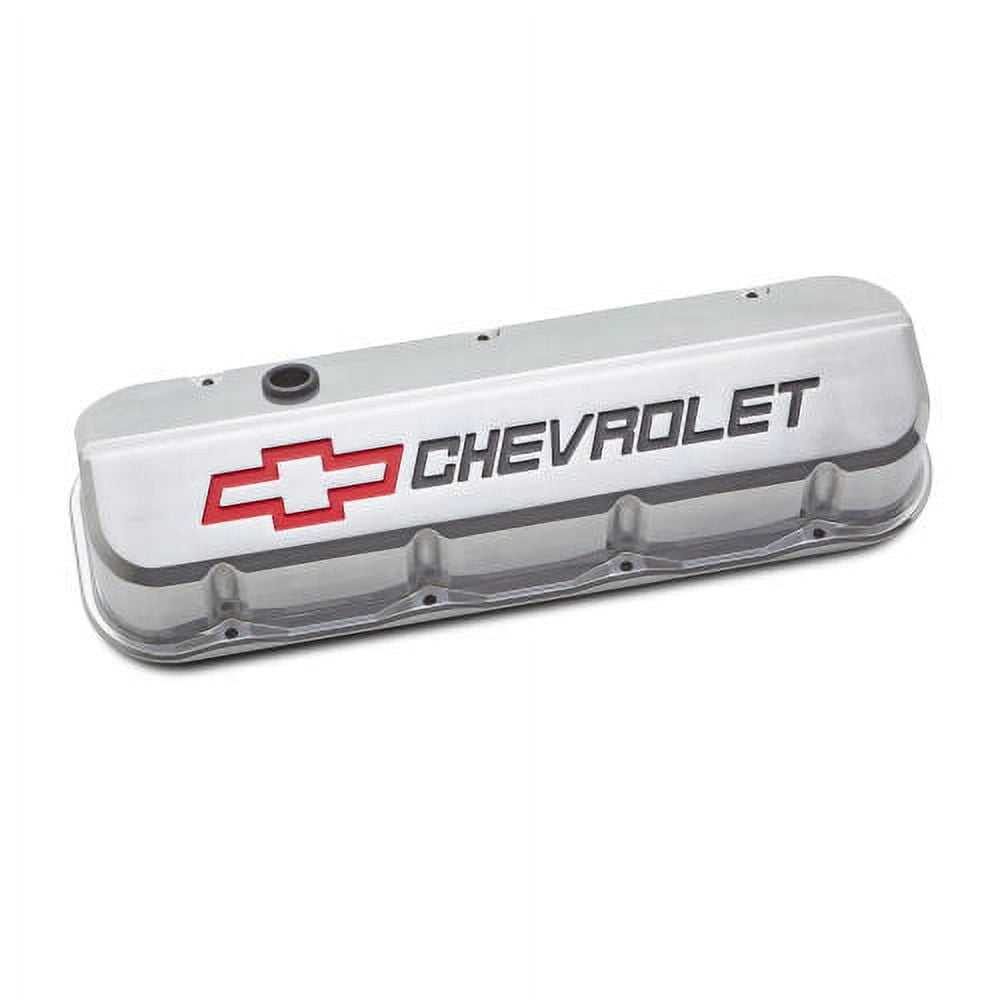 Slant Edge Valve Covers BBC Polished - Walmart.com