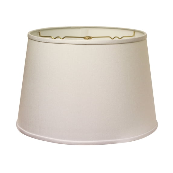 Slant Modified Empire Hardback Lampshade with Washer Fitter, White