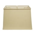thumbnail image 1 of Slant Retro Rectangle Softback Lampshade with Washer Fitter, Tan, 1 of 3