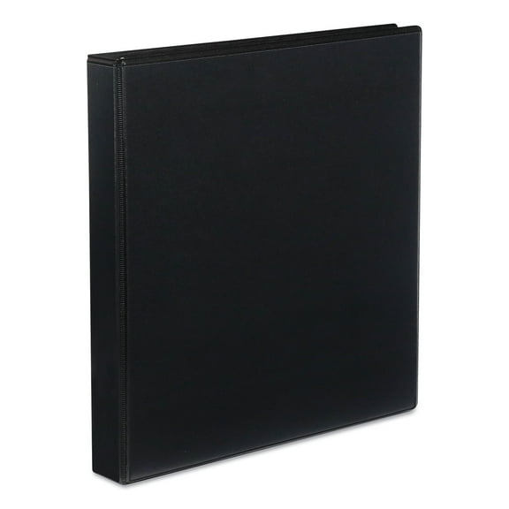 Slant-Ring View Binder, 3 Rings, 1" Capacity, 11 X 8.5, Black | Bundle of 5 Each