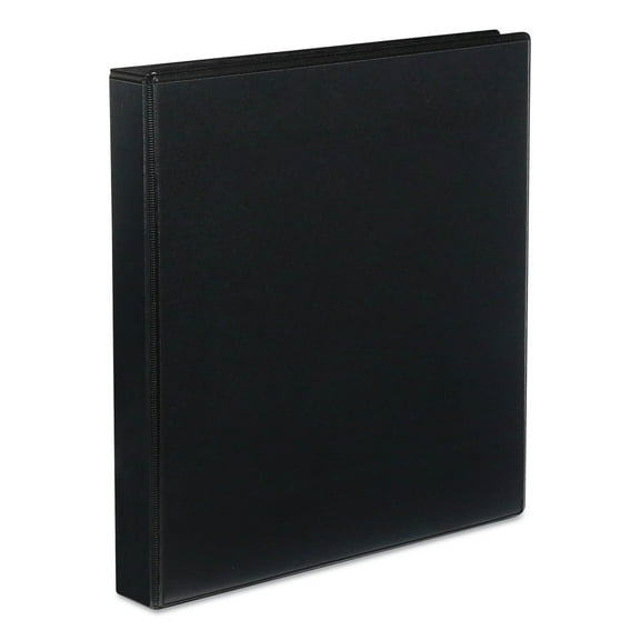 Universal Economy 1" 3-Ring View Binders D-Ring Matte Black (UNV20741)