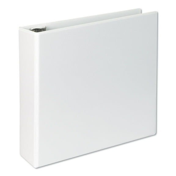 UNIVERSAL Slant-Ring Economy View Binder 3" Capacity White 20748