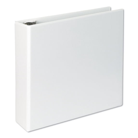 Universal Slant-ring View Binder, 3 Rings, 3" Capacity, 11 X 8.5, White