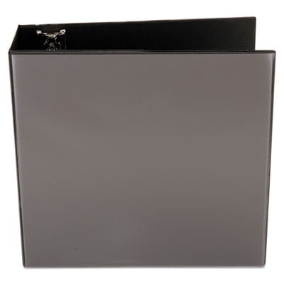 Slant-Ring View Binder, 3 Rings, 4" Capacity, 11 x 8.5, Black