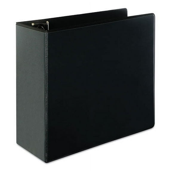 Slant-Ring View Binder, 3 Rings, 5" Capacity, 11 X 8.5, Black | Bundle of 2 Each