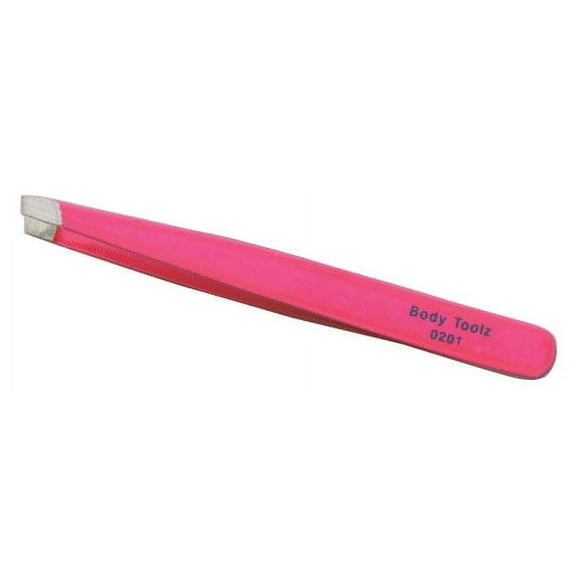 Slant Tweezer Neon Pink