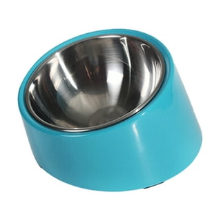 Reddy Slanted Stainless-Steel Slanted Dog Bowl, 1 Cup