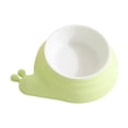 thumbnail image 1 of Slanted Pet Feeding Bowl for Cats and Small Dogs Plastic Neck Protection Food Dish Tilted Design for Easy Eating Non-Slip Base Prevent Messy Spills, 1 of 3